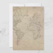 Travel Theme, Rather Vrijgezellenfeest game  Kaart (Achterkant)