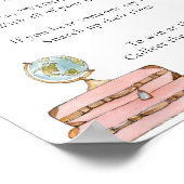 Travel Theme Zet een ring op het Vrijgezellenfeest Poster (Hoek)