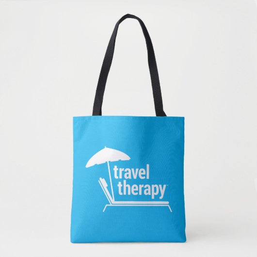 Travel Therapy Beach Bag & Purse Tote Bag (Voorkant)