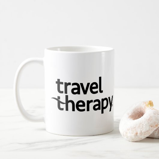 Travel Therapy Mug | Travel Mug  Koffiemok (Met donut)