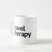 Travel Therapy Mug | Travel Mug  Koffiemok (Voorkant links)