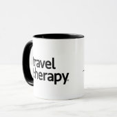 Travel Therapy Mug | Travel Mug  Mok (Voorkant links)