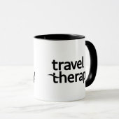 Travel Therapy Mug | Travel Mug Mok (Voorkant rechts)