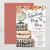 Travel Thleed Bridal Shower-uitnodiging Kaart (Voorkant / Achterkant)