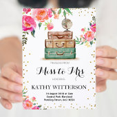 Travel Thleed Bridal Shower-uitnodiging Kaart