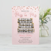 Travel Thleed Bridal Shower-uitnodiging Kaart (Staand voorkant)