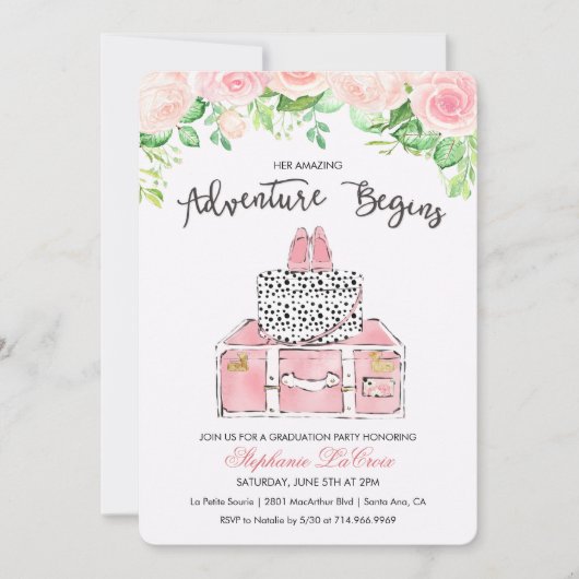 Travel Thormal Invitation Kaart (Voorkant)