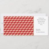 Travel Ticket Boarding Pass Malta Huwelijksuitnodi Kaart (Achterkant)