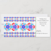 Travel Ticket Boarding Pass Portugal Weddenschap Kaart (Achterkant)