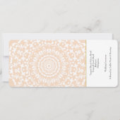 Travel Ticket Destination Wedding Filippijnen Kaart (Achterkant)