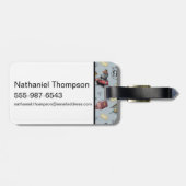 Travel To HOGWARTS™ Pattern Bagagelabel (Achterkant horizontaal)