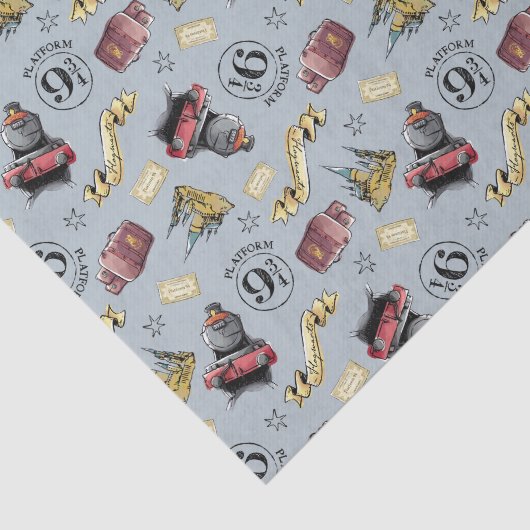 Travel To HOGWARTS™ Pattern Tissuepapier (Detail)