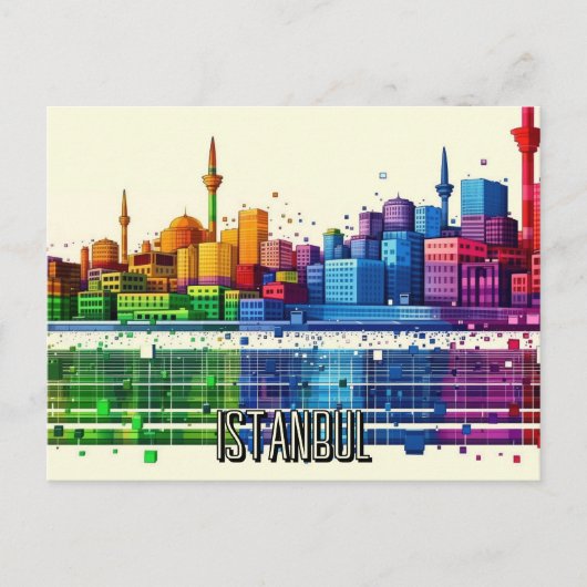 Travel to Istanbul Briefkaart (Voorkant)