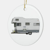 Travel Trailer  60's Keramisch Ornament (Links)