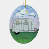 Travel Trailer  Keramisch Ornament (Rechts)