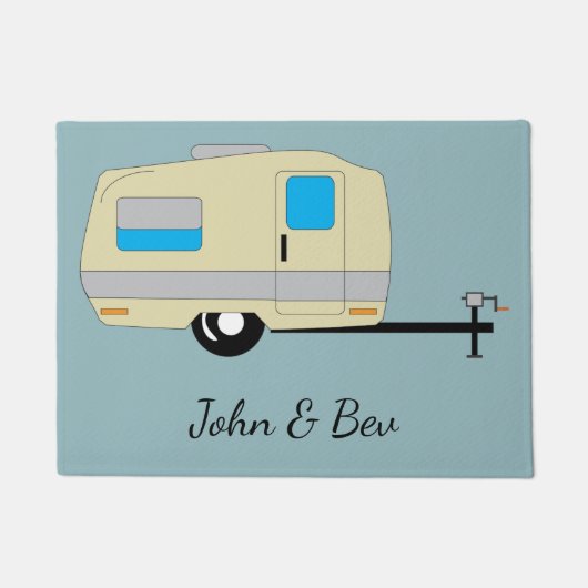 Travel Travel RV Camping Lifestyle Deurmat (Voorkant)