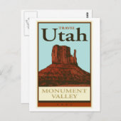 Travel Utah Briefkaart (Voorkant / Achterkant)