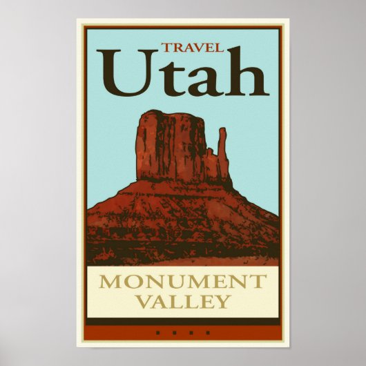 Travel Utah Poster (Voorkant)