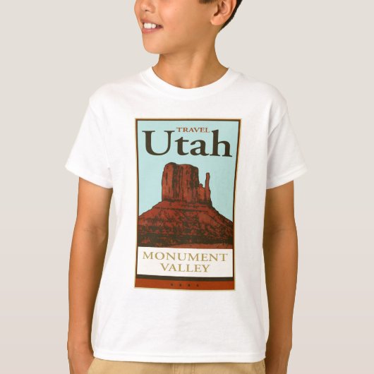 Travel Utah T-shirt (Voorkant)