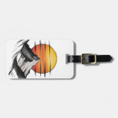 Travel Vacation Adventure Mountain Cloud Landscape Bagagelabel (Voorkant horizontaal)