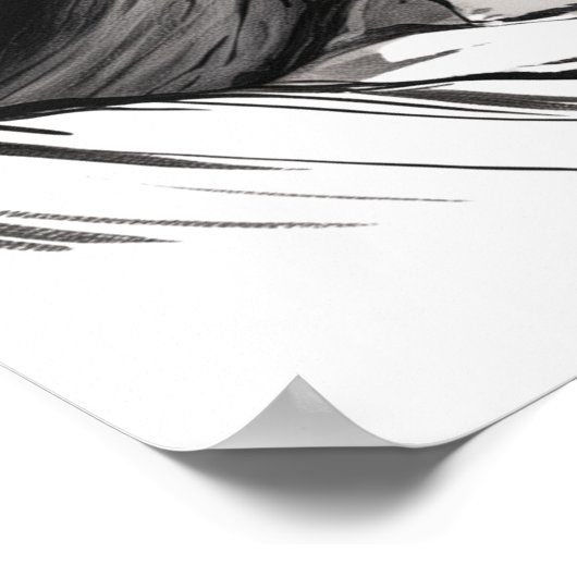 Travel Vacation Adventure Mountain Cloud Landscape Poster (Hoek)