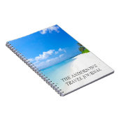 Travel Vacation Journal gepersonaliseerd Notitieboek (Rechterzijde)
