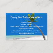 Travel vakantiespecialist visitekaartje (Voorkant)