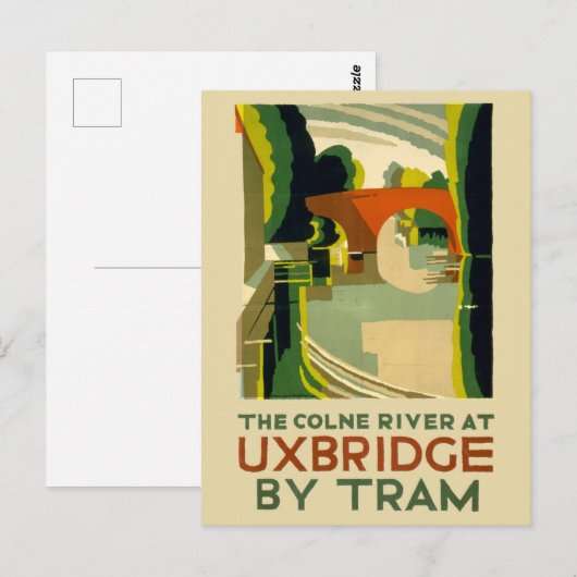  Travel van Uxbridge England Briefkaart (Voorkant / Achterkant)