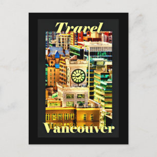Travel Vancouver, British Columbia Feestdagenkaart