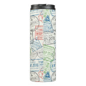 Travel Visa Stamp Thermosbeker (Achterkant)