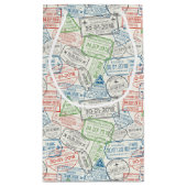 Travel Visa Stamps Klein Cadeauzakje (Achterkant)