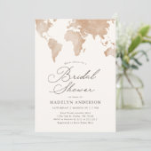 Travel Wereldkaart Vrijgezellenfeest Kaart (Staand voorkant)