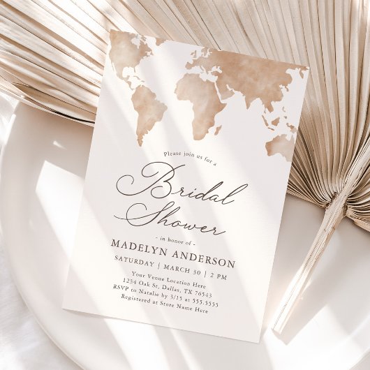 Travel Wereldkaart Vrijgezellenfeest Kaart