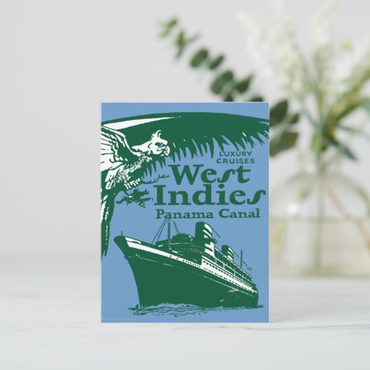 TRAVEL-West-Indies- Briefkaart (Staand voorkant)