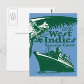 TRAVEL-West-Indies- Briefkaart (Voorkant / Achterkant)