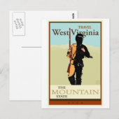 Travel West Virginia Briefkaart (Voorkant / Achterkant)
