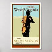 Travel West Virginia Poster (Voorkant)