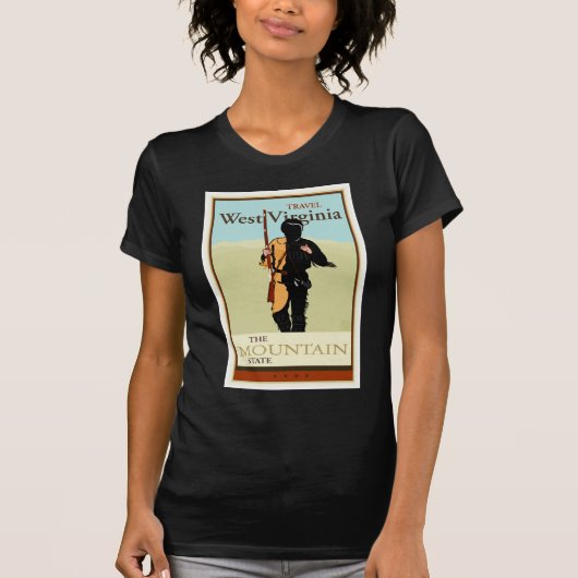 Travel West Virginia T-shirt (Voorkant)