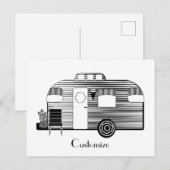 Traveler Camper Caravan Thunder_Cove Briefkaart (Voorkant / Achterkant)