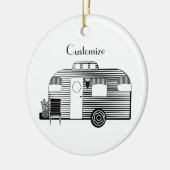 Traveler Camper Caravan Thunder_Cove Keramisch Ornament (Links)