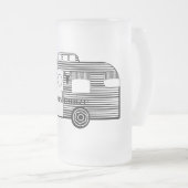 Traveler Camper Caravan Thunder_Cove Matglas Bierpul (Voorkant rechts)