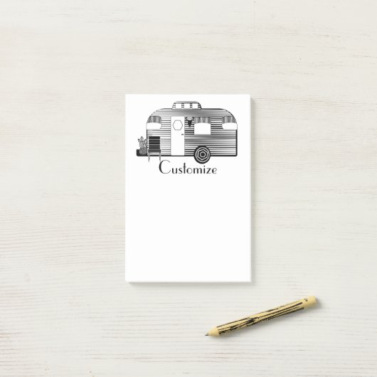 Traveler Camper Caravan Thunder_Cove Post-it® Notes (Op bureau)