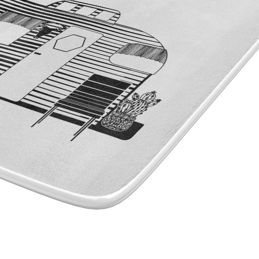 Traveler Camper Caravan Thunder_Cove Snijplank (Hoek)