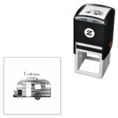 Traveler Camper Caravan Thunder_Cove Zelfinktende Stempel (In situ)