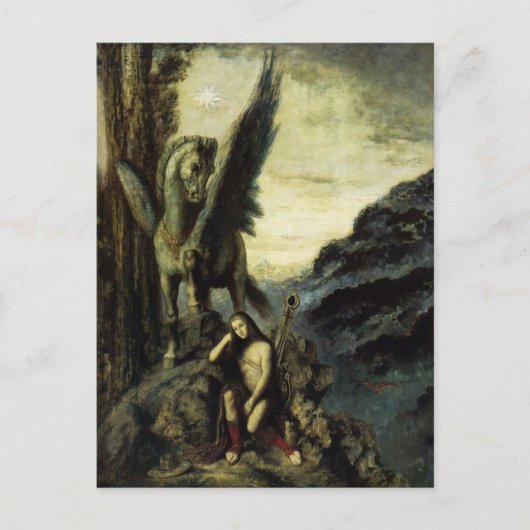 Traveler Poet van Gustave Moreau Briefkaart (Voorkant)