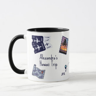 Traveler Trip Memories Personalized Mok