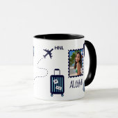 Traveler Trip Memories Personalized Mok (Voorkant rechts)
