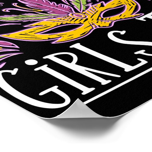 Traveler Vacking New Orleans Girls Trip Poster (Hoek)