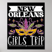 Traveler Vacking New Orleans Girls Trip Poster (Voorkant)