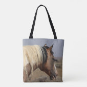 Traveler Wild Horse Tote Bag (Achterkant)